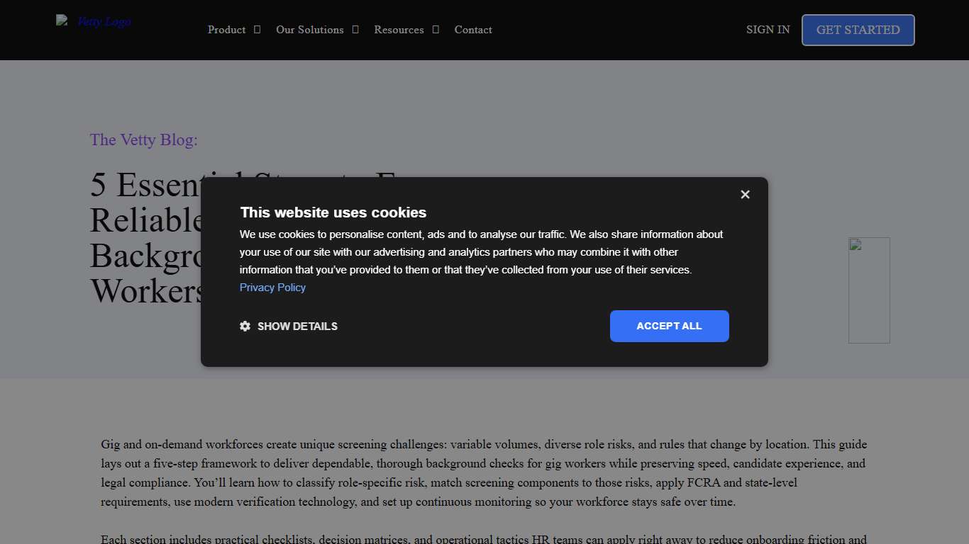 Ensure Reliable Background Checks for Gig Workers in 5 Steps